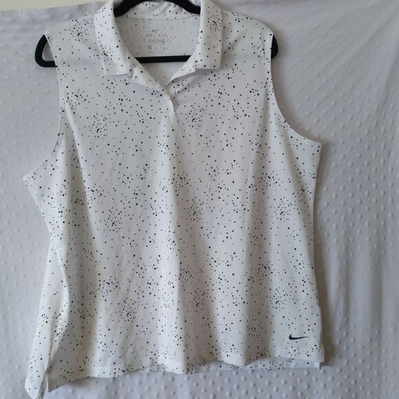 NIKE  dry fit women tops set of 2  white and black XXL - Picture 9 of 14